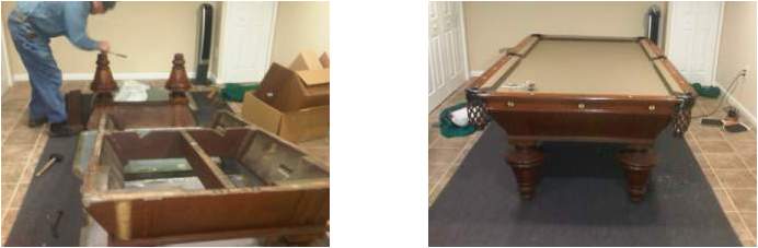 Pole Table Repair and moving services