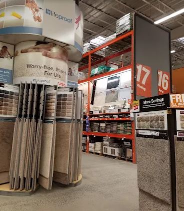 Image inside Home Depot Normal, IL location.