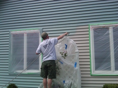 Spray-On Siding - Apply 